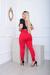 Legging Zíper Chanel Power - Vermelho Ferrari - LA CHERRY