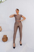 Legging París Zíper Cós e Barra Capuccino - Malha Prada - loja online