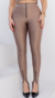 Legging París Zíper Cós e Barra Capuccino - Malha Prada