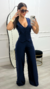 Conjunto Colete e Calça Wide Leg AZUL MARINHO - Malha Prada - comprar online