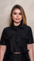 Cropped Botão Tiffany PRETO - Malha Prada