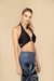 FALDA DENIM SIRENA ROSA NEGRA