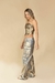 TOP DENIM METALIZADO ORO LUCERO - comprar online