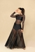 FALDA MICROTUL NEGRA OBSIDIANA