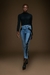 Jeans celeste recto flecos NAKIA - BAD Buenos Aires Denim