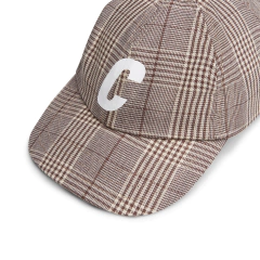 CLASSIC SPORT HAT "C LOGO" PLAID - comprar online
