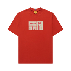 T-SHIRT "YANKES GO HOME" RED