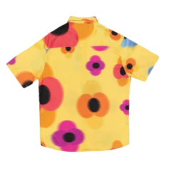 BUTTON SHIRT FLOWERS YELLOW