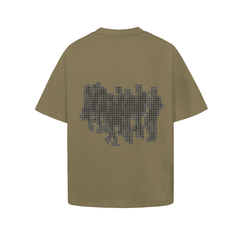 LINE DOTS BOXY MARROM CLARO - comprar online