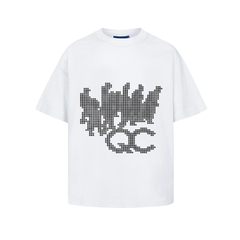 LINE DOTS BOXY OFF-WHITE - comprar online