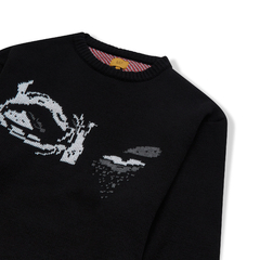 NINJA SWEATER JACQUARD STEALTH BLACK na internet
