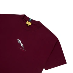 T-SHIRT CLASS "LOBO-GUARÁ METAL EDITION" BURGUNDY na internet