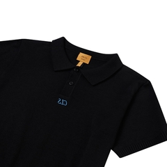 KNIT POLO CLASS "MINI CLS" BLACK - comprar online
