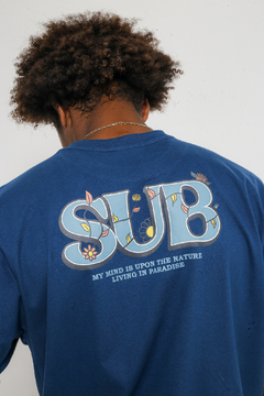 TEE BOTANIC LOGO NAVY - EUPHORIA STORE