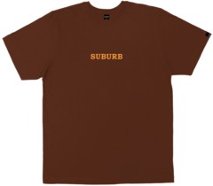 TEE EMBROIDERY BROWN