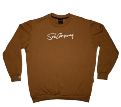 CREWNECK SIGNATURE BROWN