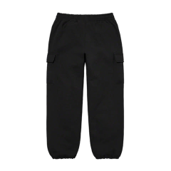 CARGO PANTS EMBROIDERY BLACK - comprar online