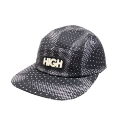 5 PANEL MOIRE BLACK