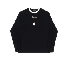 6 TIMES LONG SLEEVE IN BLACK