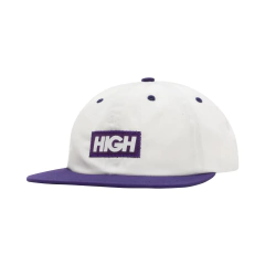 6 PANEL LOGO WHITE PURPLE