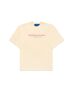 EARLY BIRD OFF WHITE T-SHIRT