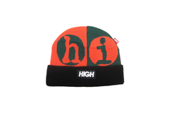 BEANIE NOIR RED/GREEN