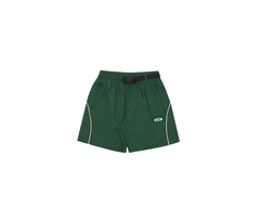 BELTED SHORTS IN GREEN