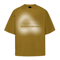 CAMISETA REGULAR “BLUR” LARANJA