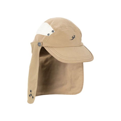 BONÉ FIVE PANEL B GARÇA BEGE