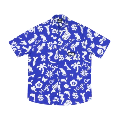 BUTTON SHIRT OVERALL BLUE