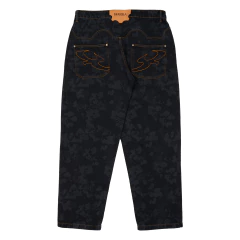 CALÇA JEANS PATTERN CHITA PRETA na internet