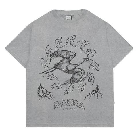 CAMISA AHLMA TRIBAL CINZA MESCLA