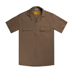 CAMISA BOTÃO TECH BROWN