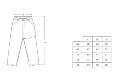 CLASSIC PANTS "CLASS INVERSO" WHITE - EUPHORIA STORE