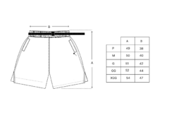 CLASSIC SHORTS "PIPA" BLACK - comprar online