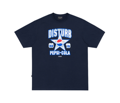 COLA STAR TEE IN NAVY