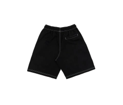 CONTRAST TWILL SHORTS IN BLACK - comprar online