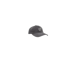 CURSIVE CORDUROY DAD HAT IN DARK GREY