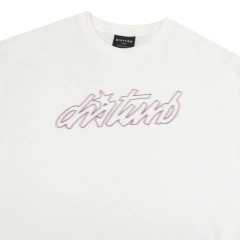 CURSIVE TEE IN OFF WHITE na internet