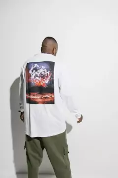 LONGSLEEVE DISASTER WHITE - loja online