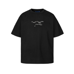 CAMISETA QC DESFRAGMENTADO BOXY PRETA - comprar online