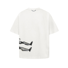 CAMISETA QC DOWN ROBOT BOXY OFF-WHITE - comprar online