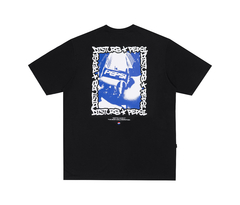 DRINKING CITY TEE IN BLACK