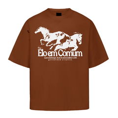 CAMISETA OVERSIZED “DUST” LARANJA