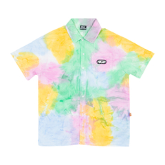 DYED BUTTON SHIRT PINK