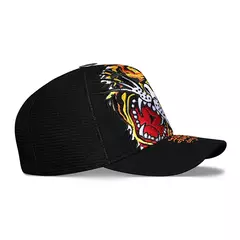 BONÉ TRUCKER TIGER OPEN MOUTH na internet
