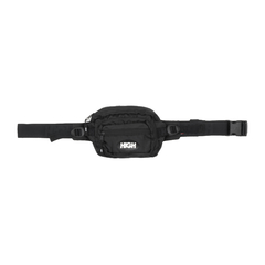 EMBOSSED WAIST BAG BLACK