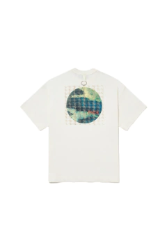 GRID MOON TEE OVERSIZED OFF WHITE
