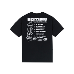 FLY MARKET TEE IN BLACK