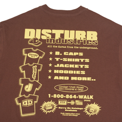FLY MARKET TEE IN BROWN - EUPHORIA STORE